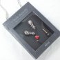 Snake Shaped Gothic Stainless Steel Jewelry Earphones Earbuds + iPhone Adapter