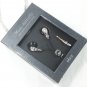 Snake Shaped Gothic Clear Crystal Stainless Steel Jewelry Earphones + iPhone Adapter