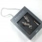 Wings Shaped Stainless Steel Jewelry Earphones Earbuds + iPhone Adapter New