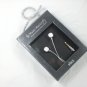 Multi Clear Crystals Stainless Steel Jewelry Earbuds Earphones + iPhone Adapter