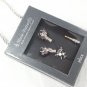 Dragon with Single Clear Crystal Stainless Steel Jewelry Earbuds Earphones + iPhone Adapter