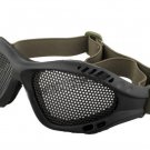 Black Tactical Metal mesh eye protection goggle