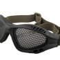 Black Tactical Metal mesh eye protection goggle