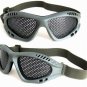 Dark green Tactical Metal mesh eye protection goggle