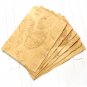 Set6 Mom present placemats handmade home decor heavy coated natural leaf paper sand