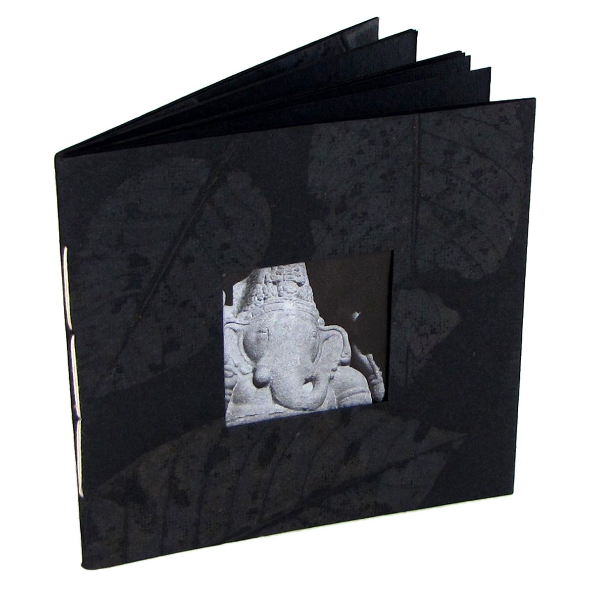 Picture album black handmade acid free photo album 4x6/5x5 pics natural