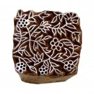 Flowers stamping mom present craft handmade 2in solid wood block ink stamps paper craft
