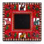 Picture frames handmade decor 3.5x3.5 square red hand carved wooden Indian craft folk art Mom