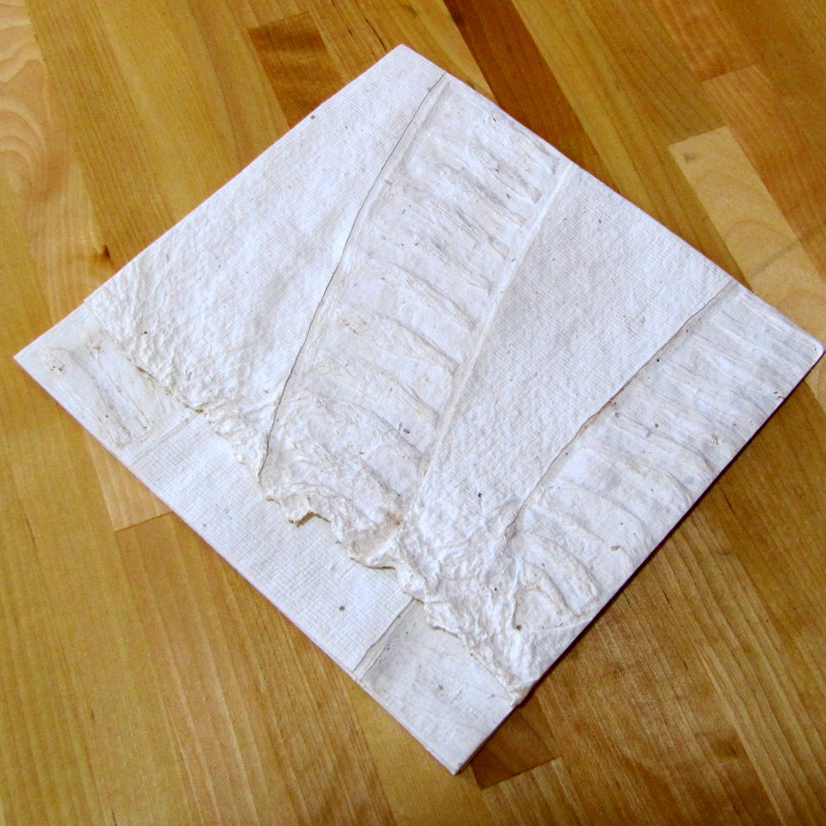 Gift wrap handmade envelope white seed imprint acid free paper craft heavy 6x6.5x.5 recycled cotton