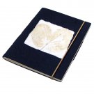 Note pad journal blank notebook handmade paper Mom black recycled paper blank diary 5x7 40pp