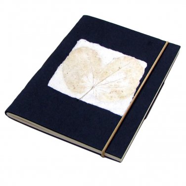 Note pad journal blank notebook handmade paper Mom black recycled paper blank diary 5x7 40pp