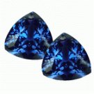 Trillion Pair of 5mm Tanzanite Gemstones