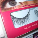 Milano Eyelashes tiny pearls false lashes w/glue free ship