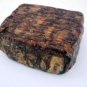 Handcrafted African Black Soap Unscented Bar Soap  Handmade with Organic Shea Butter Essential Oils