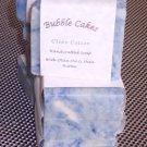 Handcrafted  Bar Soap Clean Cotton Fragrance Handmade with Organic Shea Butter Essential Oils