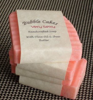 Handcrafted Very Sexy Scented Bar Soap  Handmade with Organic Shea Butter Essential Oils