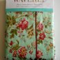 WAVERLY Floral Tablecloth Vinyl Flannel back Flower NEW