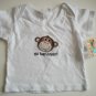 Baby Girl Boy Go Bananas MONKEY Shirt 6 9 Gift NWT New