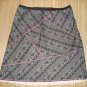 Gorgeous Womens Black Grey Skirt Junior Medium M Spring