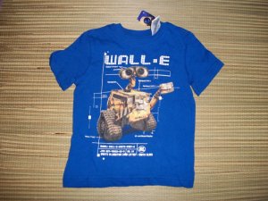 WALL E Boys Blue Disney Spring T Shirt NEW NWT 2 3 3T