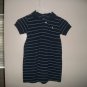 RALPH LAUREN Polo Navy Girls Striped Dress Logo 4 4t 5