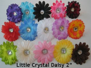 Gerber Daisy Flower Heads 2" Assorted Color Lot Gerbera