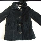 Girls Fall Coat Black Jacket Winter Toddler Fur 2 2t