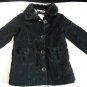 Girls Fall Coat Black Jacket Winter Toddler Fur 2 2t