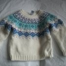 OLD NAVY Wool Blend White Fall Girls Sweater 2 2t 3 3T