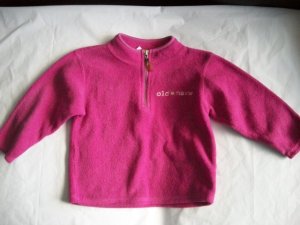 OLD NAVY Girls PINK Fall FLEECE Sweatshirt Logo 2t 3 3T