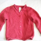 GAP Baby Girls Fall Wool Red Cardigan Sweater 2 2t 3 3T