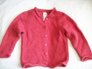 GAP Baby Girls Fall Wool Red Cardigan Sweater 2 2t 3 3T