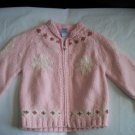 GAP Baby Pink Cardigan Girls Fall Sweater 2 2t 3 3T