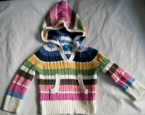 Children's Place Striped Girls Fall Sweater 2 2t 3 3T