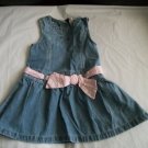 Baby GAP Denim Jean Dress Toddler Girls 24 24m 2 2t