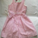 Tommy Hilfiger Girls Pink White Striped Dress 3 3t 4 4T