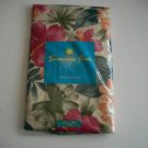 Flowers Summer Tablecloth Vinyl Flannel back Floral New