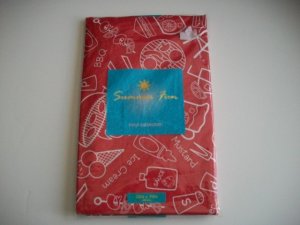 Barbecue Red BBQ Summer Tablecloth Vinyl Flannel New