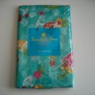 Cocktail Drink Summer Tablecloth Vinyl Flannel back New