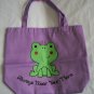 Girls Frog Purple Bag "Always Wear Your TIARA" Tote New