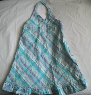 OLD NAVY Girls Blue Halter Summer Dress Toddler 3 4 4t