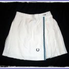 FRED PERRY Womens White Pleated Tennis Skirt 40 M 8 10