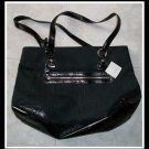Liz Claiborne Black Mosiac Heritage Bag Purse New NWT