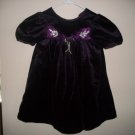 RARE EDITIONS Purple Velour Girls Holiday Dress 2t 3 3T