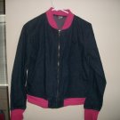 ROXY Juniors Womens Denim Jean Jacket Fall L Large 12