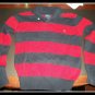 Ralph Lauren Polo Boys Striped Sweater Logo L Large