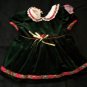 Rose Cottage Baby Girls New Dress Green Holiday NWT 6 9