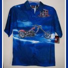 Orange County Choppers Boys Blue Shirt M Medium NWT New
