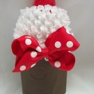 Baby Girl Diaper Cupcake Hair Bow Cake Crochet Headband