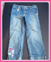 Genuine Kids by Osh Kosh Girls Blue Jeans Pants 3t 4 4t